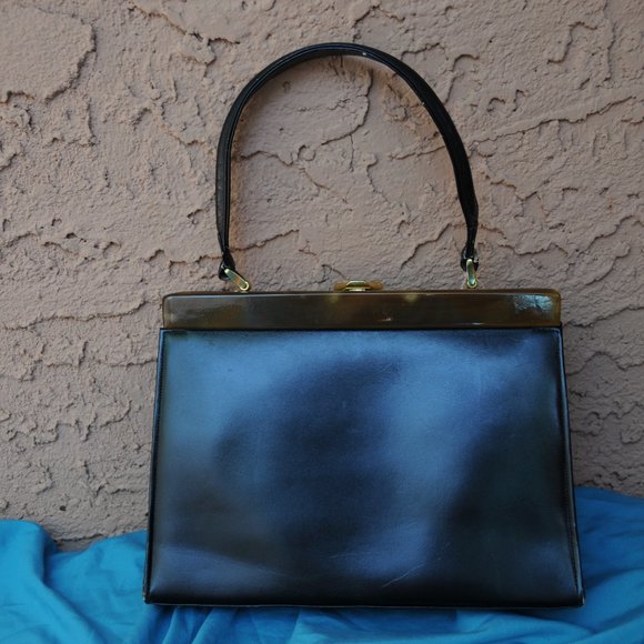 Vintage Leather/ Snake Purse - Picture 2 of 5